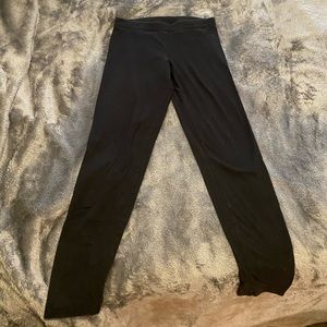 PINK black cotton leggings